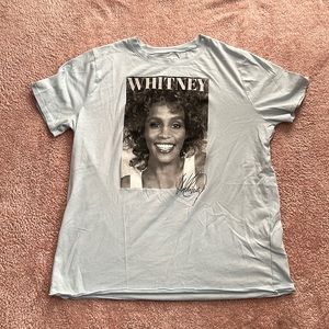 whitney houston t-shirt